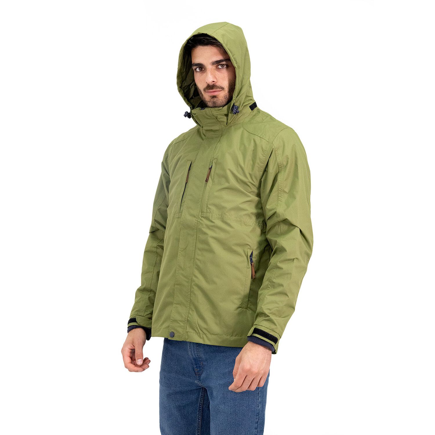 Parka Desmontable Quebec Ottawa 3 En 1 Verde Oliva image number 8.0